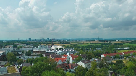 Small town in Germany, cityscape.