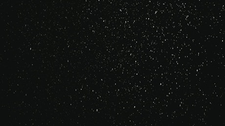 Snowing on a black background