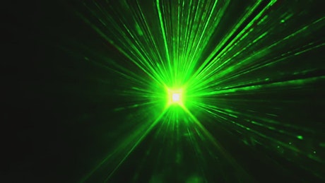 Spherical spotlight with laser lights