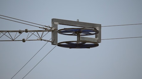 Spinning mechanism of a wakeboarding machine.