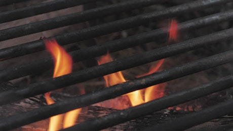 Steak on the BBQ grill