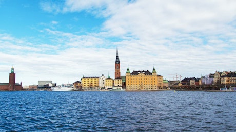 Stockholm old city time lapse.