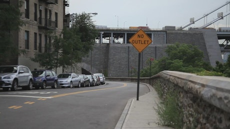 Street sign by the Washington Bridge