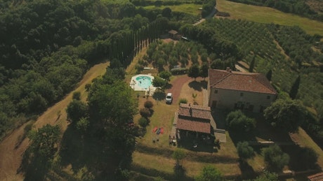 Swimming pool at a Villa.