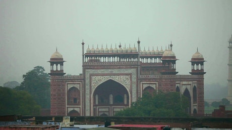Taj Mahal from afar