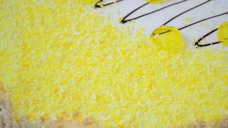 Textura de un pastel