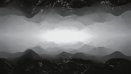 Traveling in a foggy cave