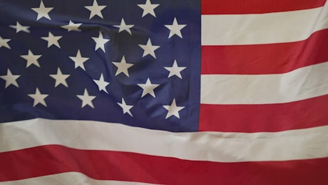 USA flag close up.