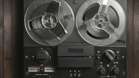 Vintage tape recorder roller.