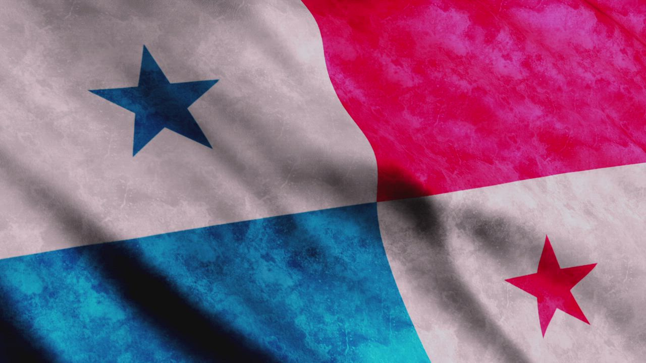 Virtual Panamanian flag in 3D waving - Free Stock Video - Mixkit
