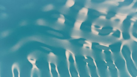 Water surface rippling roughly