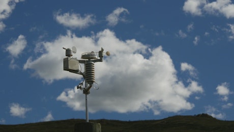 Weather station in New Zealand.