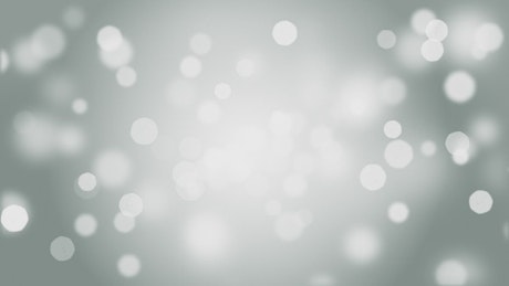 White particle background.