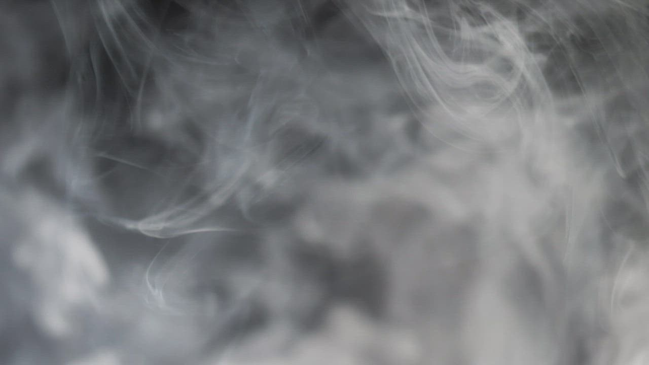 White smoke with black background - Free Stock Video